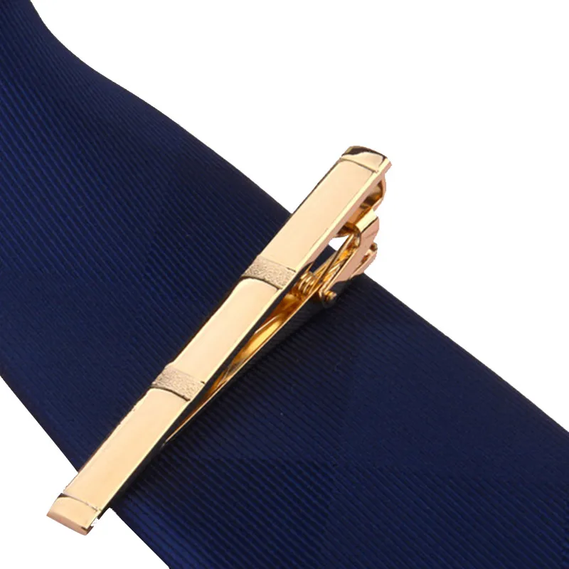 Clip de corbata para hombre, broche de estilo clásico Simple, Color dorado, Clip para corbata de boda y negocios, cierre de Metal, joyería para hombre: Lavanda