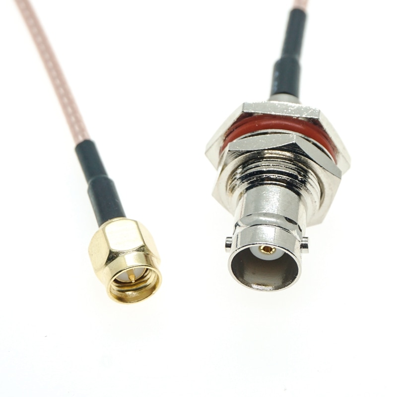 Sma Male Plug Naar Bnc Vrouwelijke Moer Schot Jumper Pigtail Fpv Rf Coax RG316 Kabel