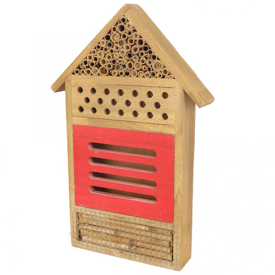 Maisonnette en bois à insectes | Chambre à insectes en bois, abri d'hôtel, décoration de jardin, coffret à abeilles en bois