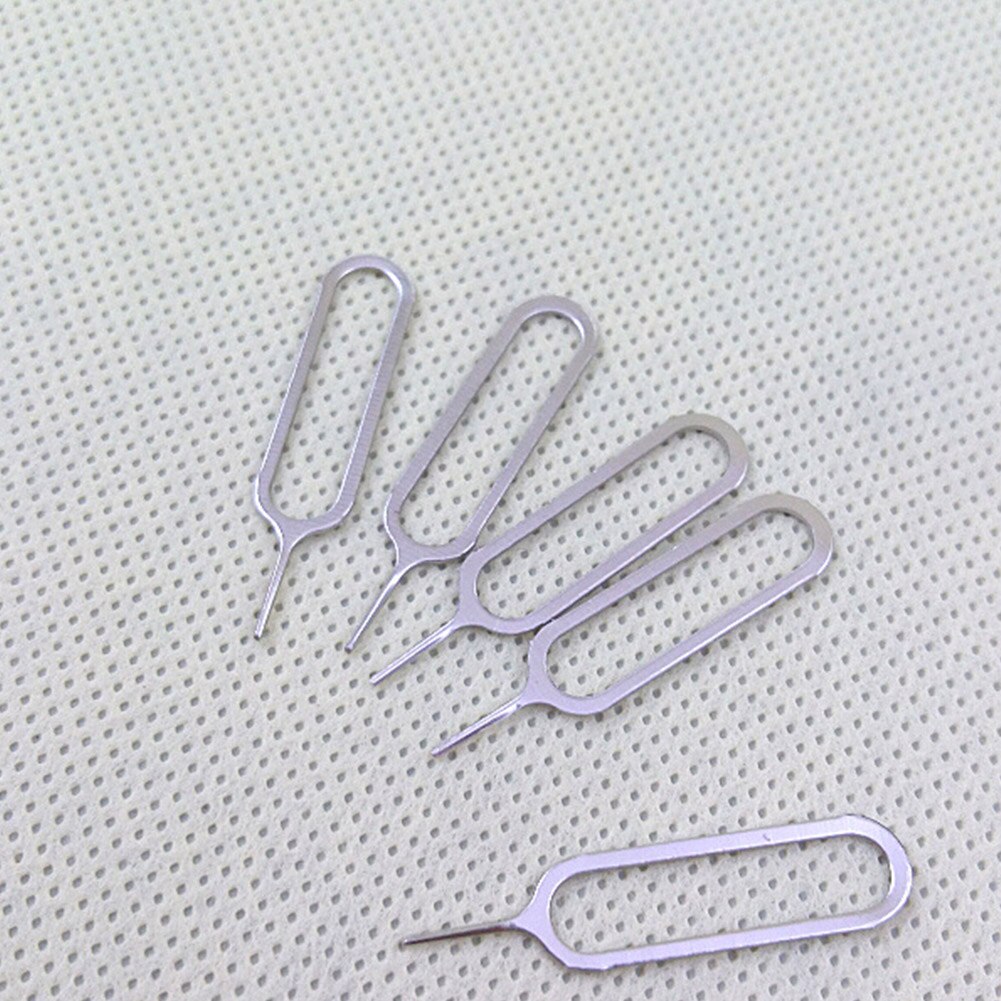 10 Uds. Herramienta de llave de extracción de tarjeta Sim, soporte para tarjeta SIM, Pin de expulsión para iPhone7 6 5 para Xiaomi3 para #25