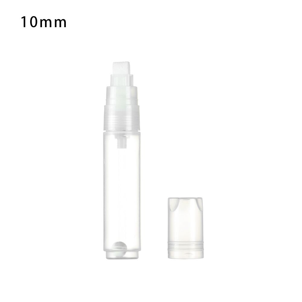 1Pc Plastic Empty Pen Rod 07mm 3mm 45mm 5mm 65mm 8mm 10mm 30mm 50mm Barrels Tube For Liquid Chalk Markers Pen Accessories: 10mm