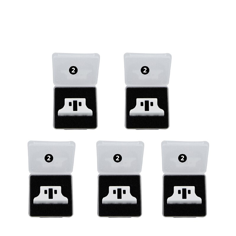 5pcs ceramic clipper blades Clipper ceramic Blade cutter,ceramic clipper replacement blades for Wahl Senior: 5PCS-02