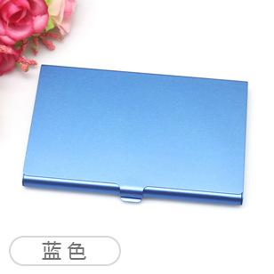 Business Card Case Aluminum Alloy Card Holder Metal Box Cover Credit Card Holder Man Business Card Holder Card Metal Wallet: grey