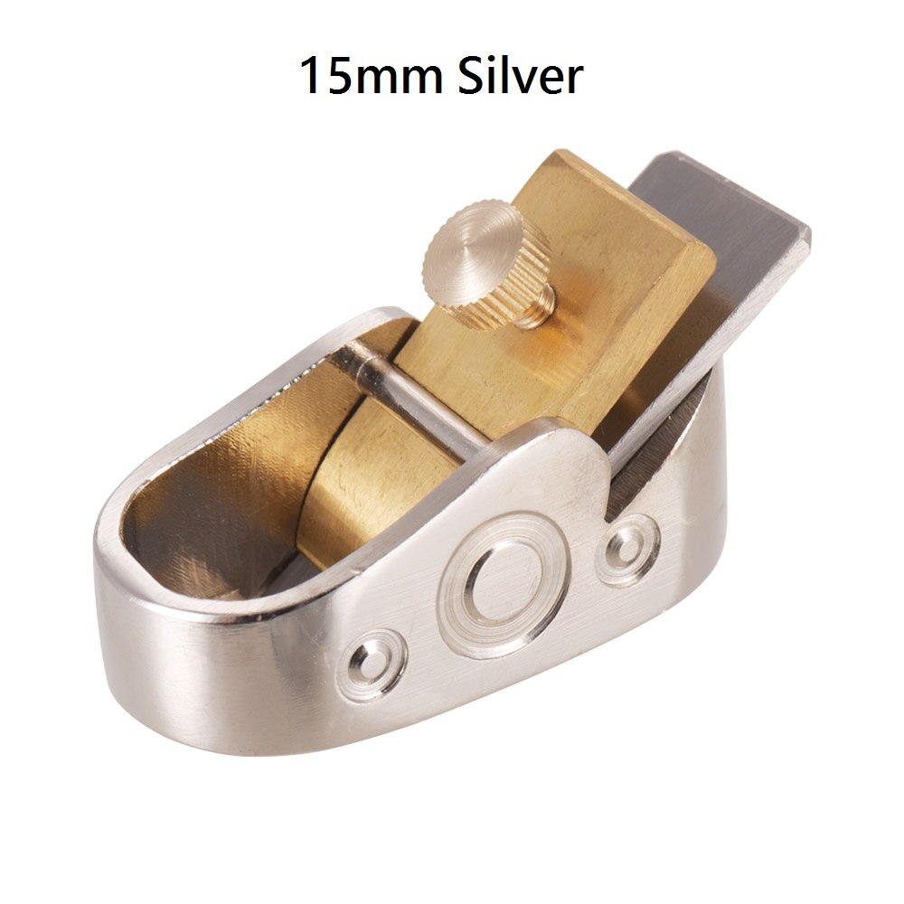 15mm Woodworking Finger Plane Cutter Planer Stainless Steel Luthier Tool Set for DIY Violin Viola Cello Wooden Instrument: 18mm Silver