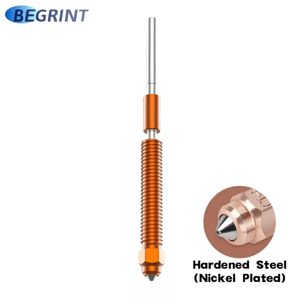 For Creality K2 Plus Nozzle Quick-Swap Nozzle Kit Hardened steel All-metal For Creality K2 Plus 3D Printer Accessories: 0.4mm / green