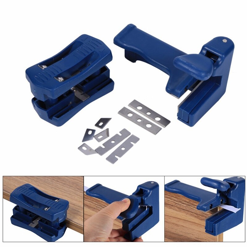 2 Teile/satz Doppel Rand Laminat Trimmer Holzbearbeitung PVC Rand Streifenbildung Maschine Werkzeug