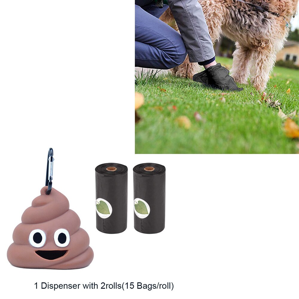 distributeur de sac de merde de chien forme drôle porte-boîte de rangement distributeur de sac de déchets convient pour laisse pour animaux de compagnie sacs de merde ensemble fournitures pour animaux de compagnie