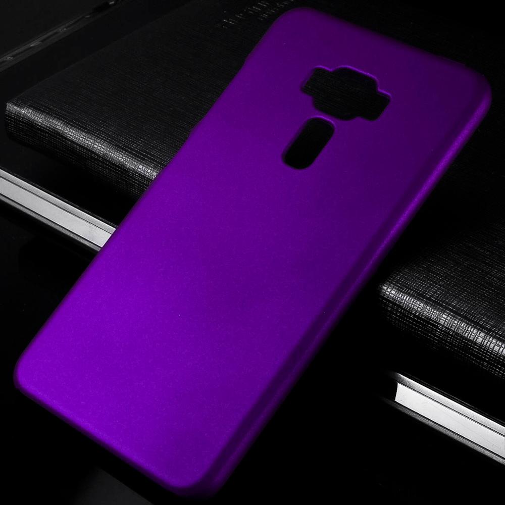 Matte Plastic Coque Cover 5.2For Asus Zenfone 3 Ze520Kl Case For Asus Zenfone 3 Ze520Kl Phone Back Coque Cover Case: Purple