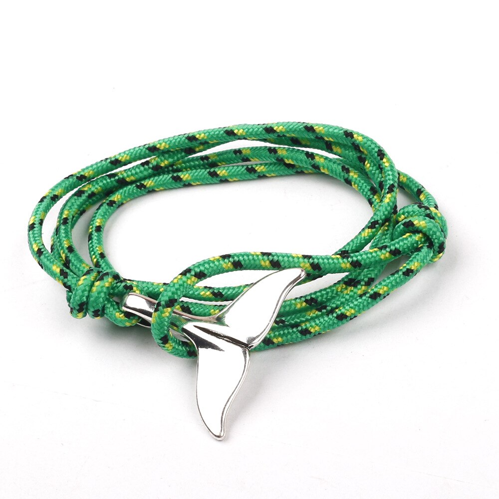 Nylon Bracelets For Men Women Couple Wrap Braided Wristband Male Bracelet Rope Hook Anchor Bangle Handmade pulseras