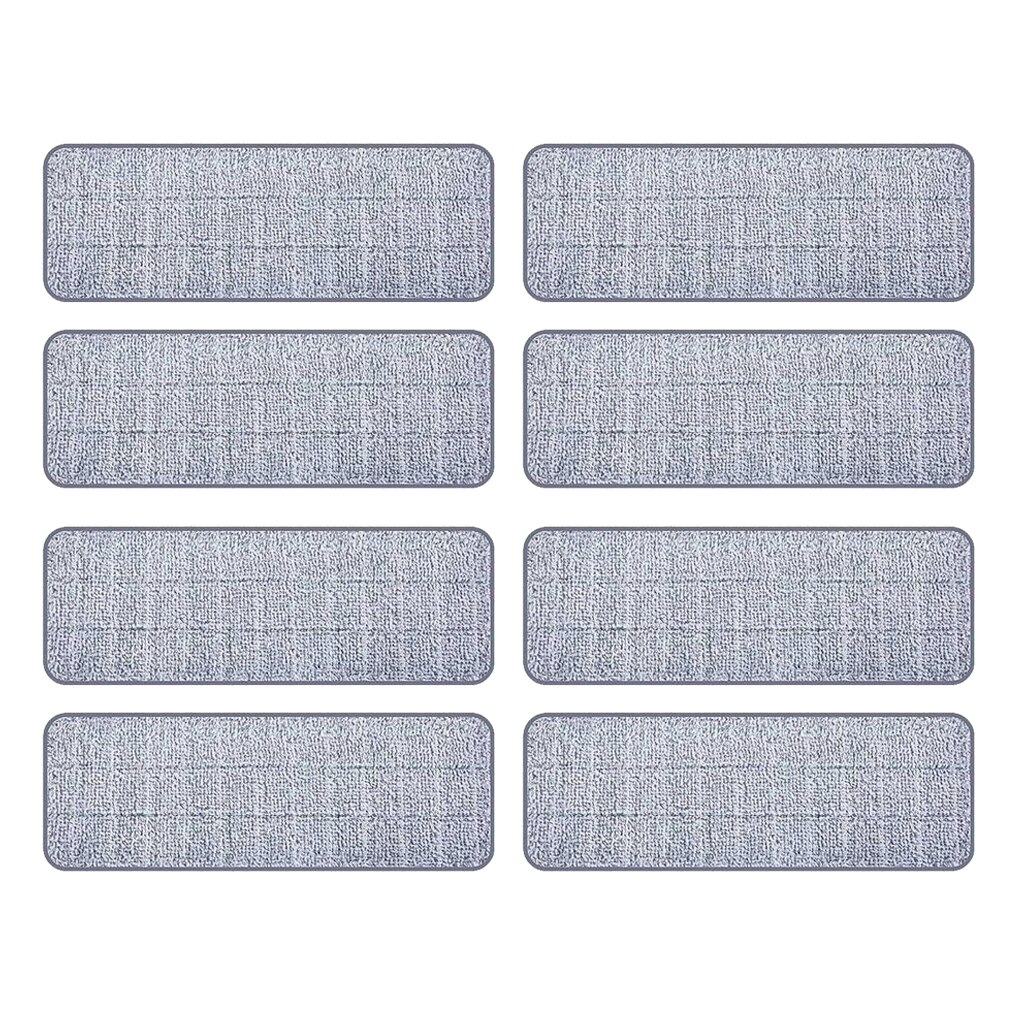 Microfiber Cleaning Pads Reusable 12.99x4.72inch Mop Pad, Replacement Heads for Wet or Dry Floor Cleaning and Scrubbing