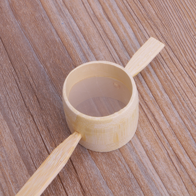 Bamboe Theezeefje Infuser Keuken Filter Mesh Handy Handgemaakte Vergiet