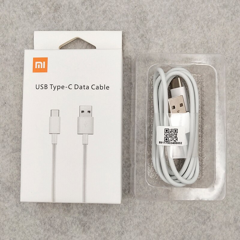 Oryginalna ładowarka Xiaomi Redmi Uwaga 9 zawodowiec QC3.0 szybka 12V 1.5A ue szybka ładowarka typ C kabel dla Mi 6 8 Redmi uwaga 8T 8 9s: biały kabel(pudełko)