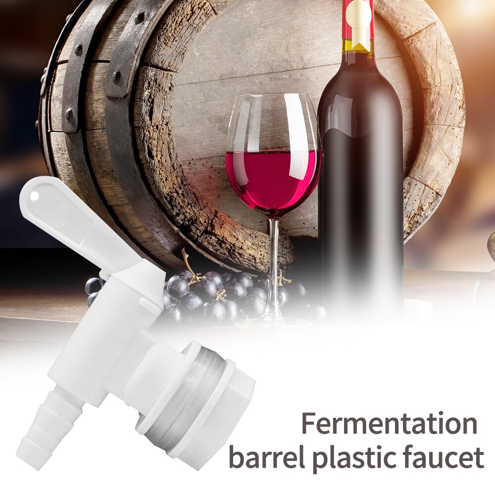 Grifo cubo fermentador de vino Bar cerveza embotellado grifo de plástico herramienta de bricolaje de grifo fermentador barril de cerveza grifo casa