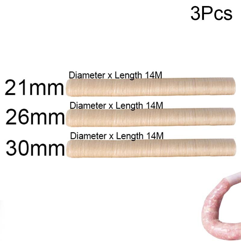 Manual Sausage Stuffer Tools Food Grade Plastic Sausage High Capacity Kitchen Meat Making Tools: 21 26 30MM Shell