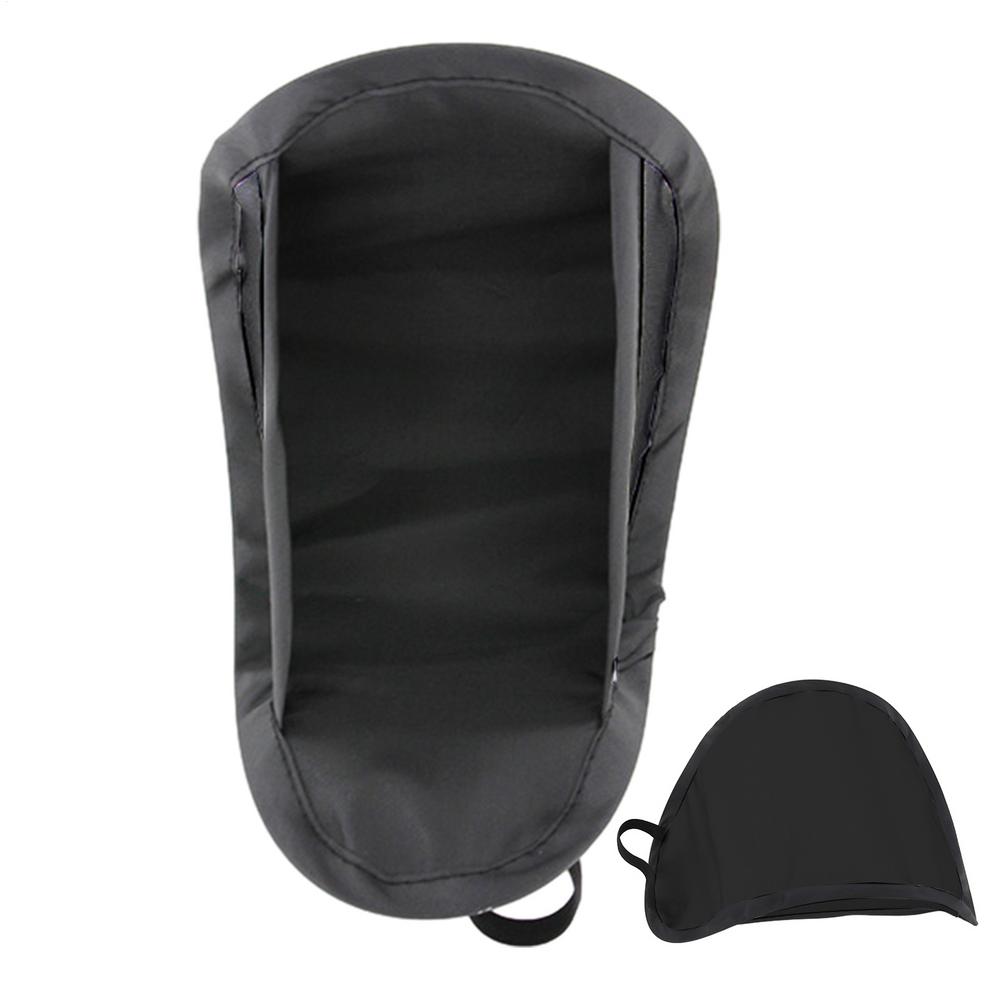 Mobiele telefoon paraplu zonnescherm zonnescherm voor telefoon mobiele telefoon houder verblinding blokkerende zonnescherm voor telefoon voor auto motorfiets fiets: Black