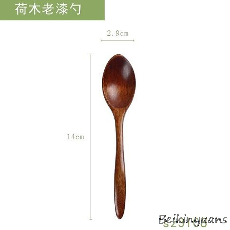 Bébé fait main cuillère en bois naturel en bois aromatisé lait enfant alimentation bébé produits: SZ3108
