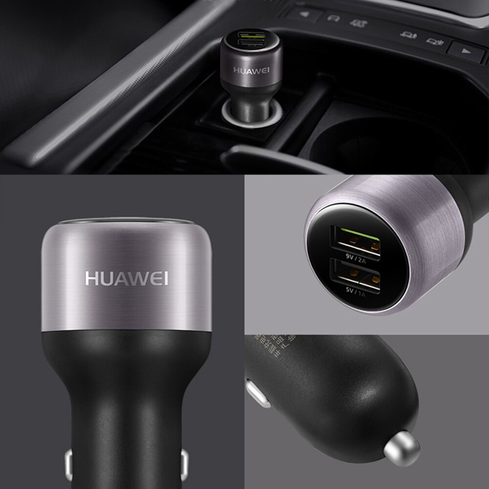 Huawei Supercharge Car Charger Metal FCP Fast Charge for Huawei P30 P20 P10 P9 Plus Mate 30 20 10 9 8 Pro Lite Honor V20 V10 And