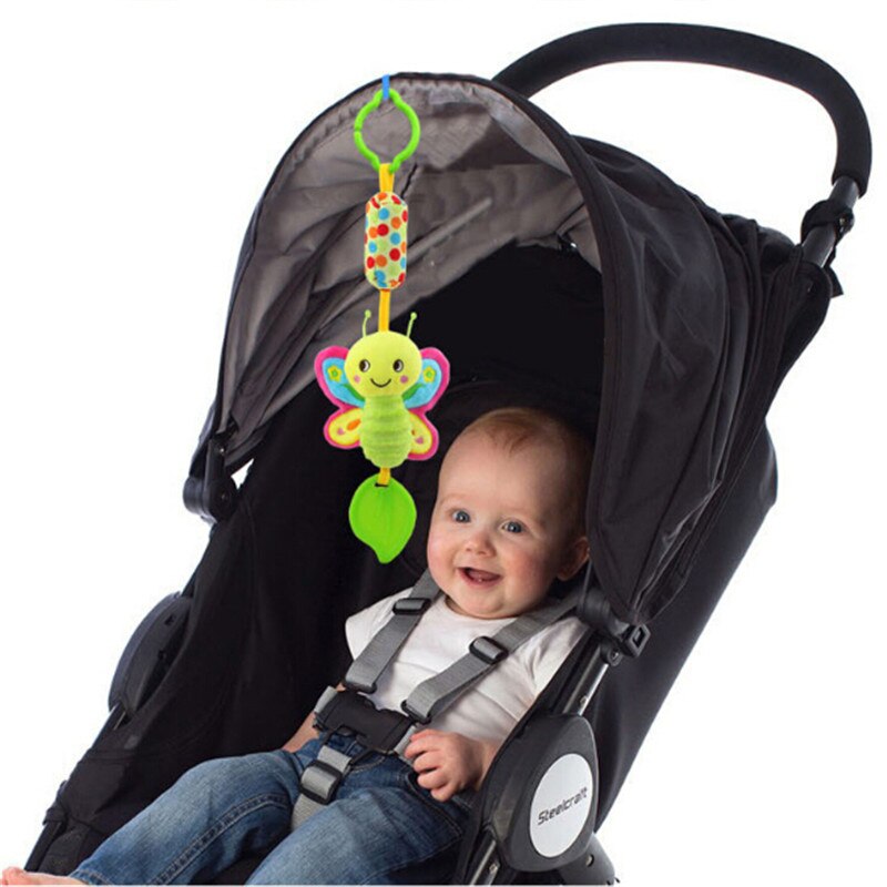 Baby Rasseln Spielzeug Kinder Weiche Vogel Küken Eule Plüsch Spielzeug Tier Clip Baby Krippe Bett Hängen Glocken Spielzeug Für Kinderwagen