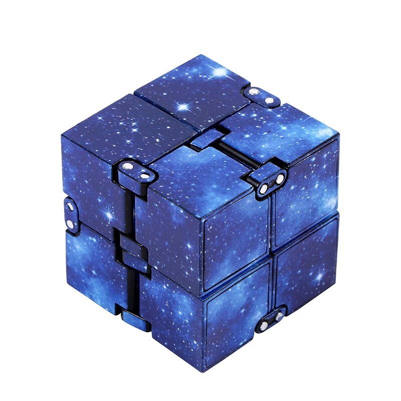 Magic Infinity Cube Hand Mini Speelgoed Vinger Anti Stress Eindeloze Kubus Blokken Voor Kinderen Kids Funny Antistress Zintuiglijke Speelgoed