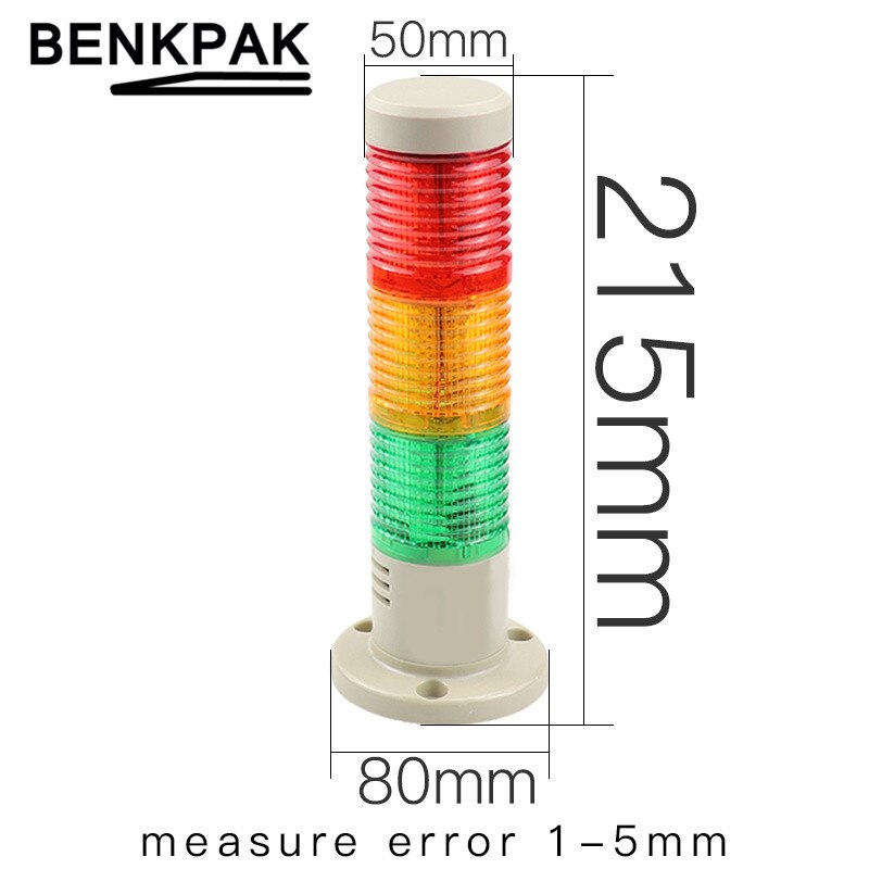 Industrial Multilayer Stack light Signal Tower Lamp Warning Light alarm caution lamp 3 layer Always light