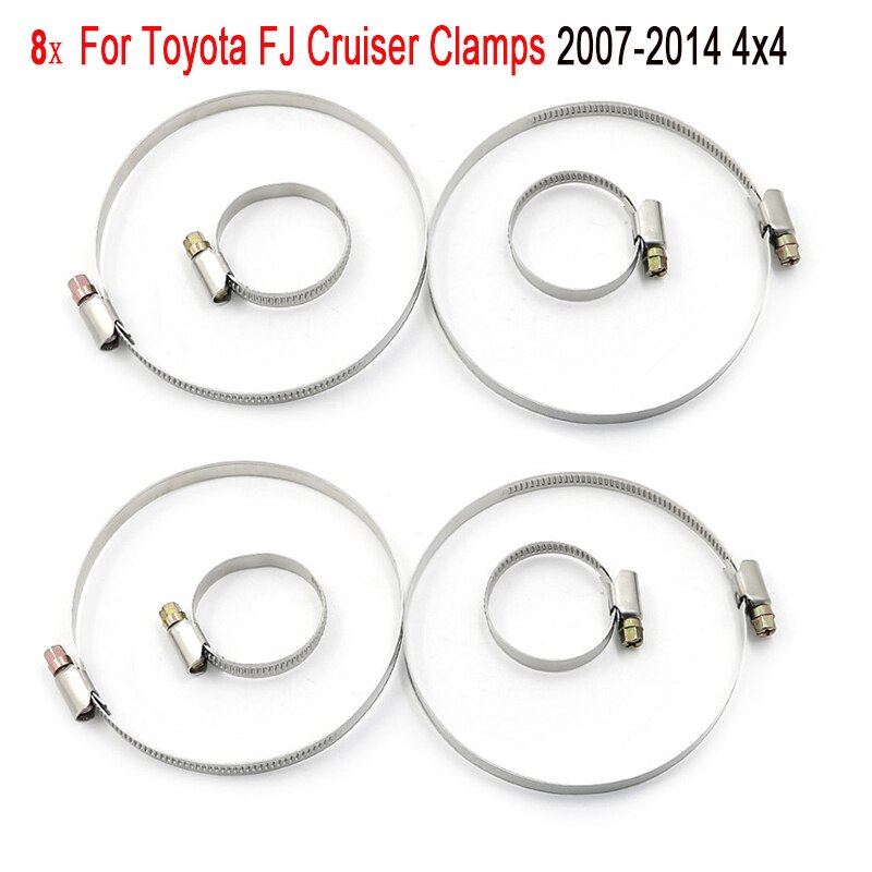 8X CV Axle Boot Repair Clamp Kit For Toyota FJ Cruiser Clamps 2007-014 4x4