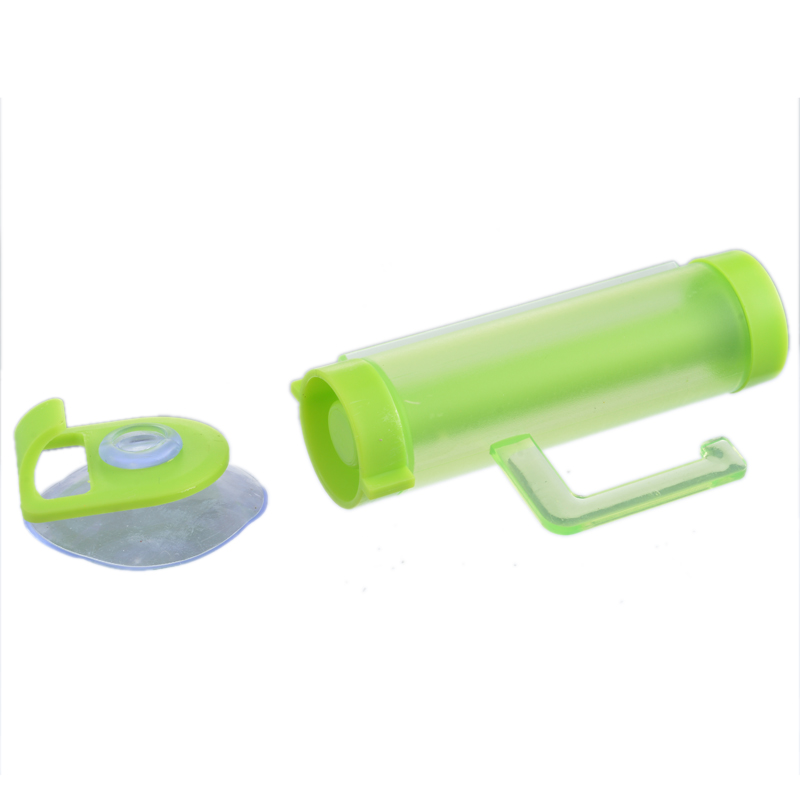 Tube Toothpaste Squeezer Roll Bathroom Gadget Rolling Plastic Multipurpose Cartoon Heart Shape Kitchen Supply: green