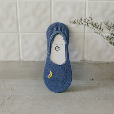Avocado Fruit Onzichtbare Sokken Zomer Korte No Show Antislip Boot Slipper Low Cut Vrouwen Mannen Sokken Gelukkig Grappig casual Sokken: 4