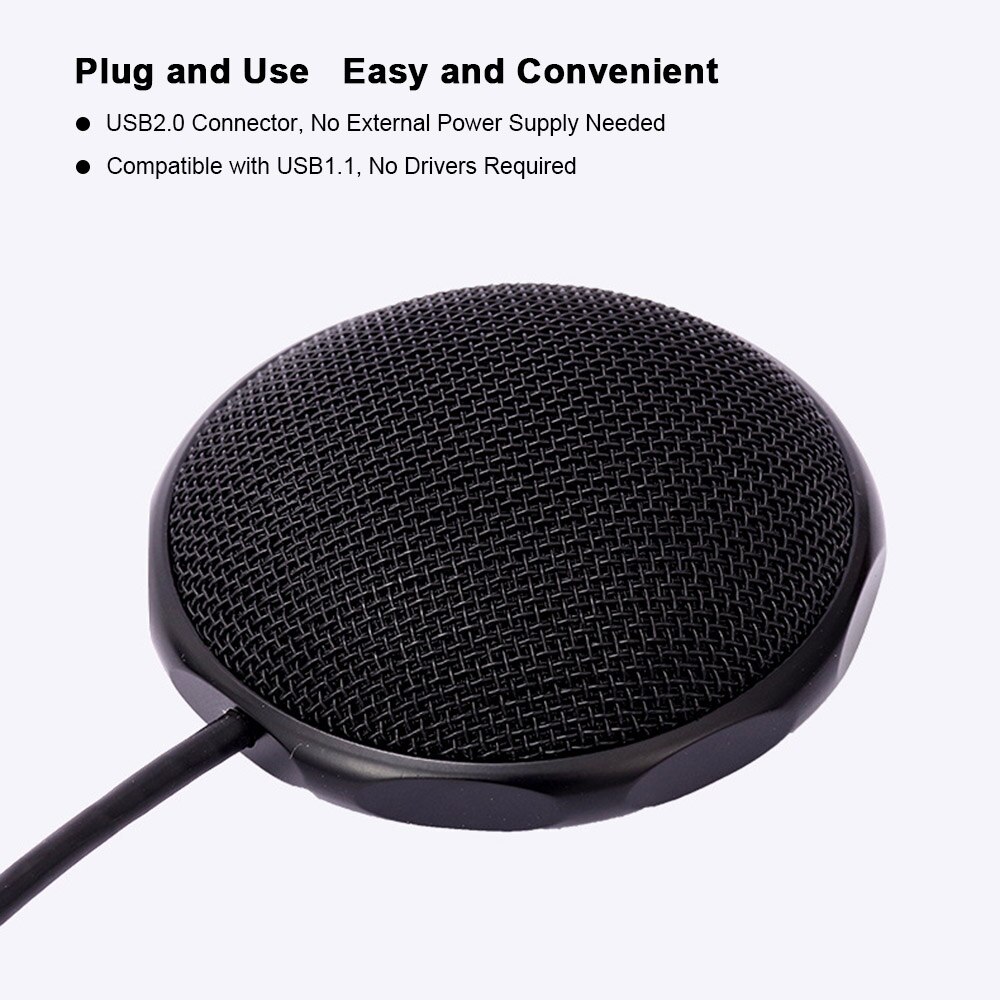 Omnidirectionele Pickup Usb Condensator Microfoon Drive Gratis Computer Microfoon Voor Pod-Casting Opname Voice-Oversmeeting