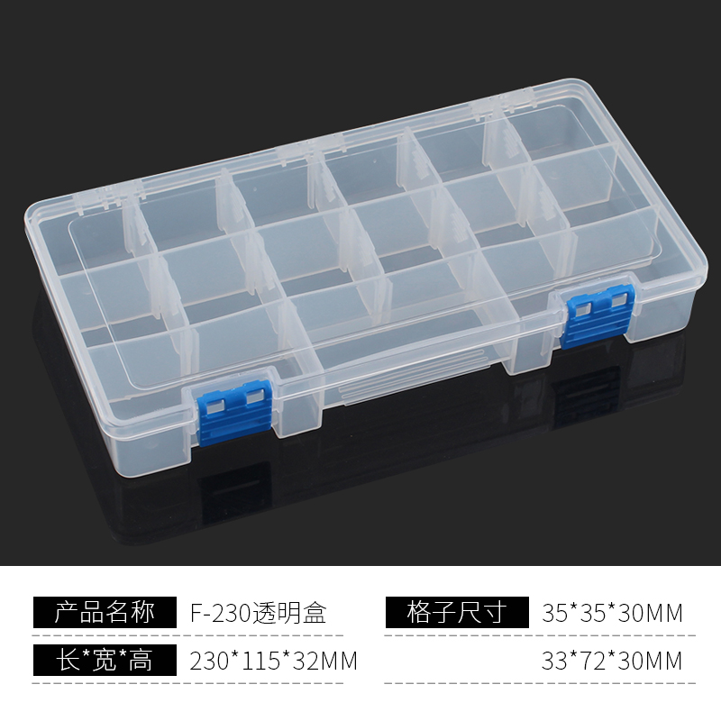 Screw Plastic Tool Case Impact Resistant Suitcase Compact Tool Kit with Storage Case Dividers Boite A Outils Home Repair DK50TB: style 1
