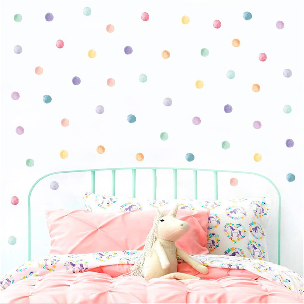Multi-Color Dots Wall Stickers Vinyl Polka Dots De... – Vicedeal