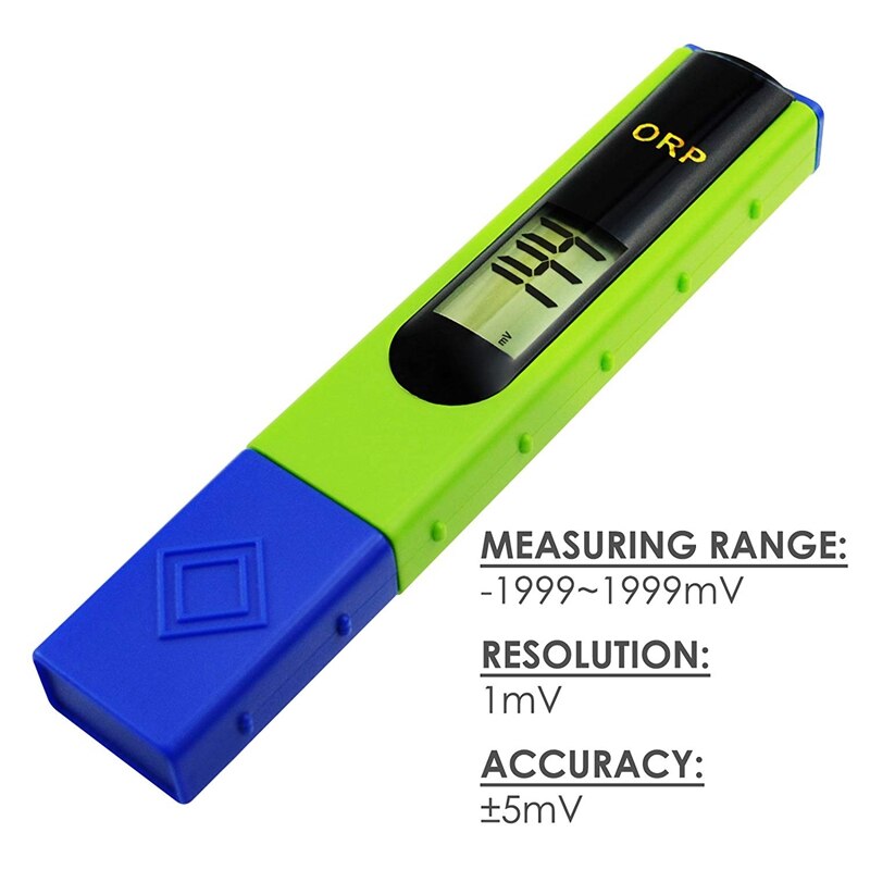 Orp Redox Meter Tester -1999~1999Mv, 1-Point Calibration, Oxidation Reduction Potential