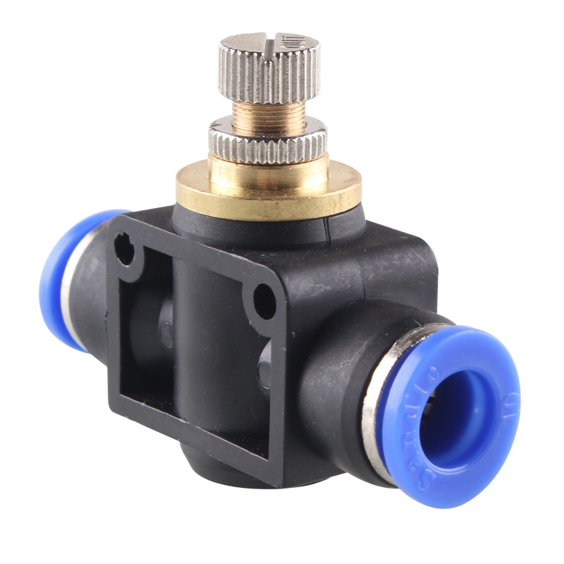 1Pcs PA/SA connector manual components plastic combined direct governor throttle valve fast push tube pneumatic accessories