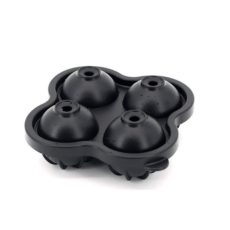 6 cellules grande sphère glace Cube plateau whisky vin Cocktail fête Bar accessoires grand fabricant de glaçons Silicone moule: 9