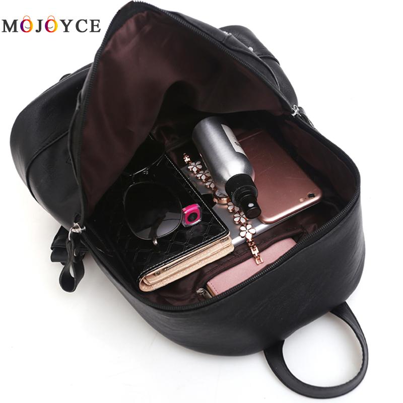 Mochilas de mujer, , , bolsos informales, bolso de hombro femenino con cuentas de , mochilas de cuero PU para niñas