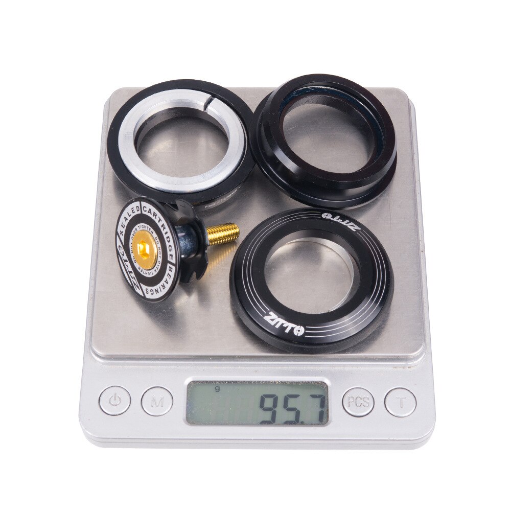 ZTTO Bicycle Internal Headset 44mm MTB Threadless Sealed Bearing 45 Degree ZS44 ZS56 Tapered Straight Fork Steerer