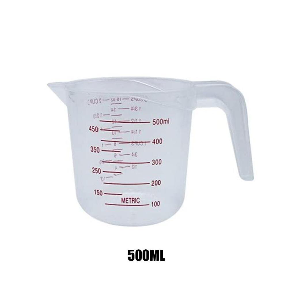 Outils de cuisson 250/500/1000 Ml avec échelle cuisine en plastique tasse à mesurer cuisson spécial tasse à mesurer: M