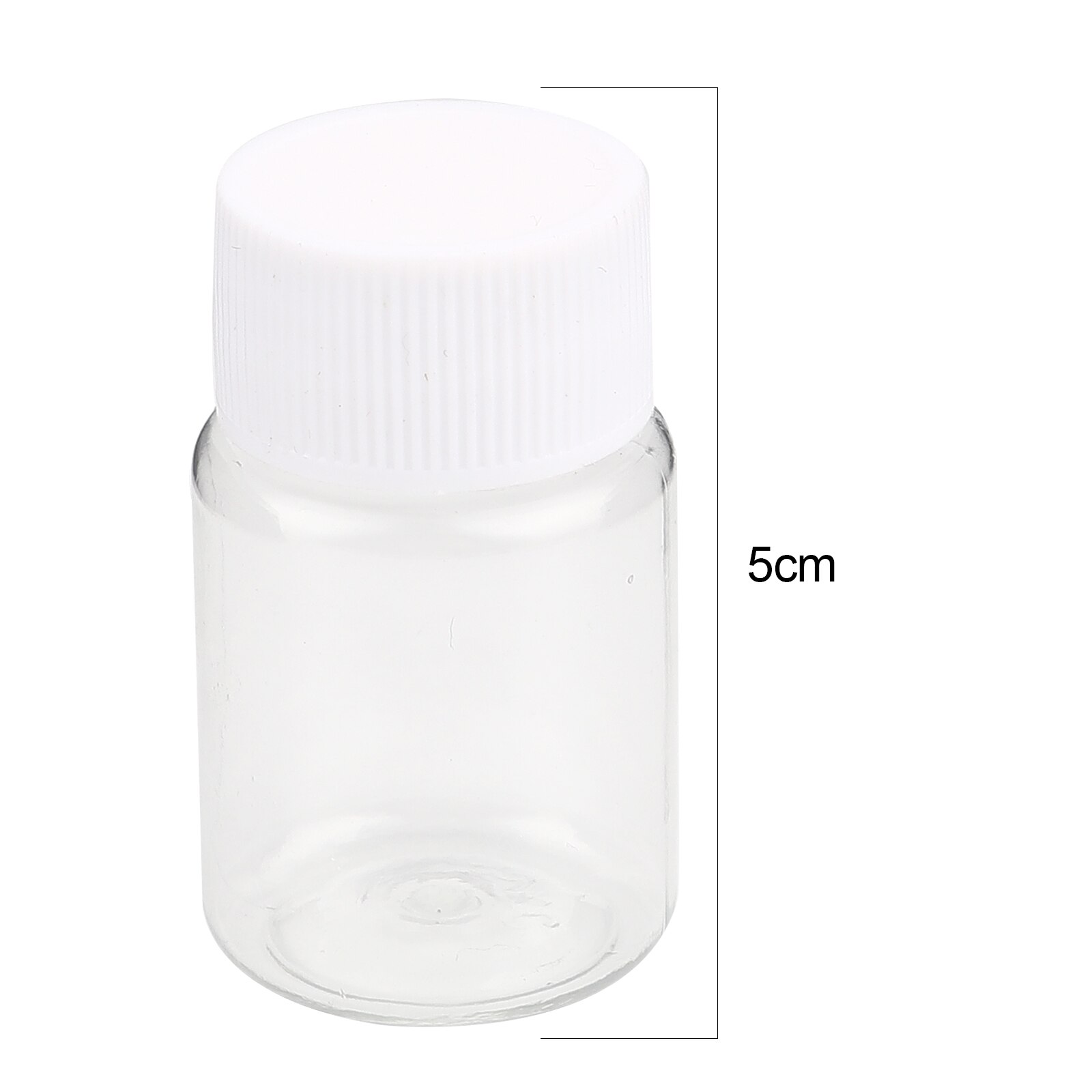 10PCs 15ml-300ml Transparent Clear PET Bottles Storage Loose Spacer Beads Wishing Bottles Empty Spice Bottles Jars DIY Crafts