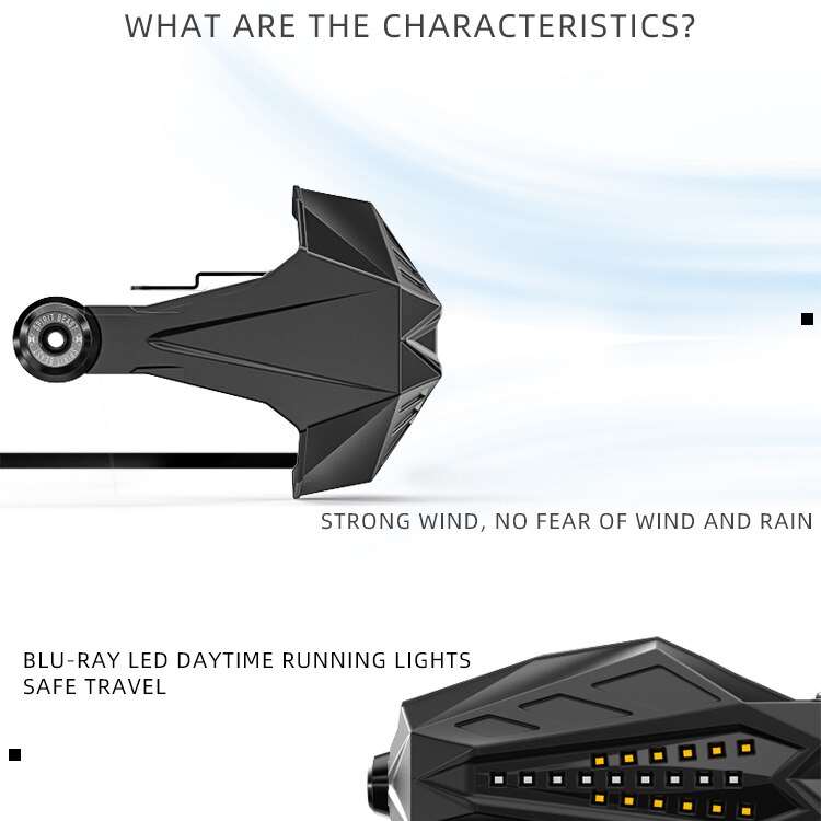 Moto Paramani Deflettore Impermeabile Antivento motocross Presa di Protezione SPIRITO BESTIA Universale Parabrezza Cappuccio di trasporto libero