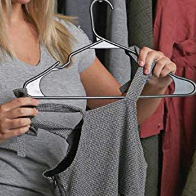Zwart Plastic Hangers, Plastic Kleerhangers Perfect Voor Dagelijks Standaard Gebruik, Kleding Hangers