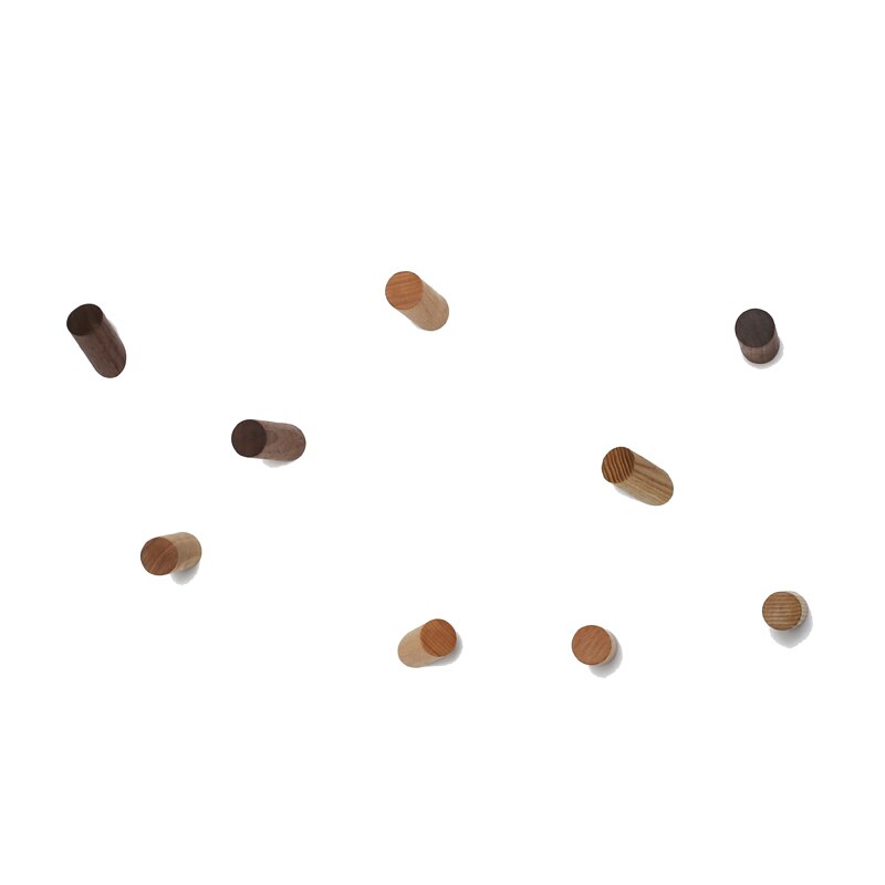 Houten wandhanger houten wand kapstokhaken kledinghanger wandorganizer hangers kledinghanger huisdecoratie