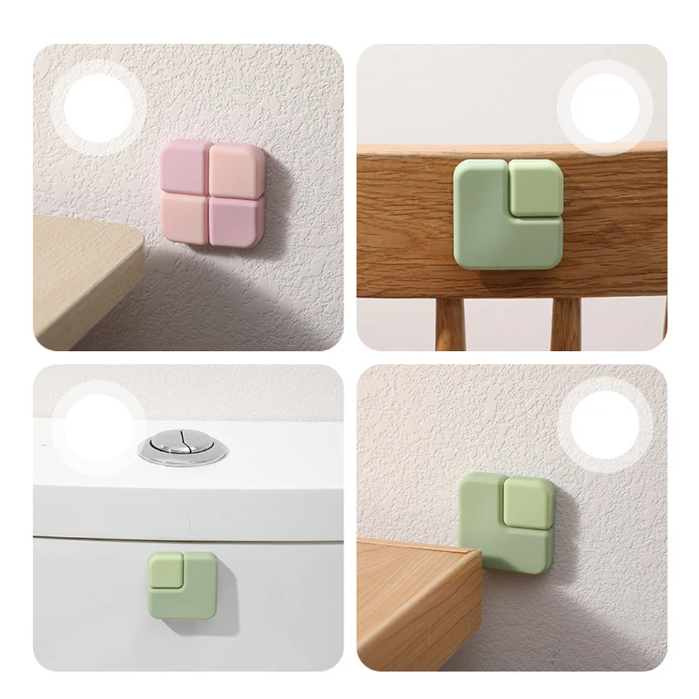 muurbeschermer Pad Deurstopper Siliconen handvat Bumpers Zelfklevende Mute Anti-Shock Protection Porte Pad Home Improvement