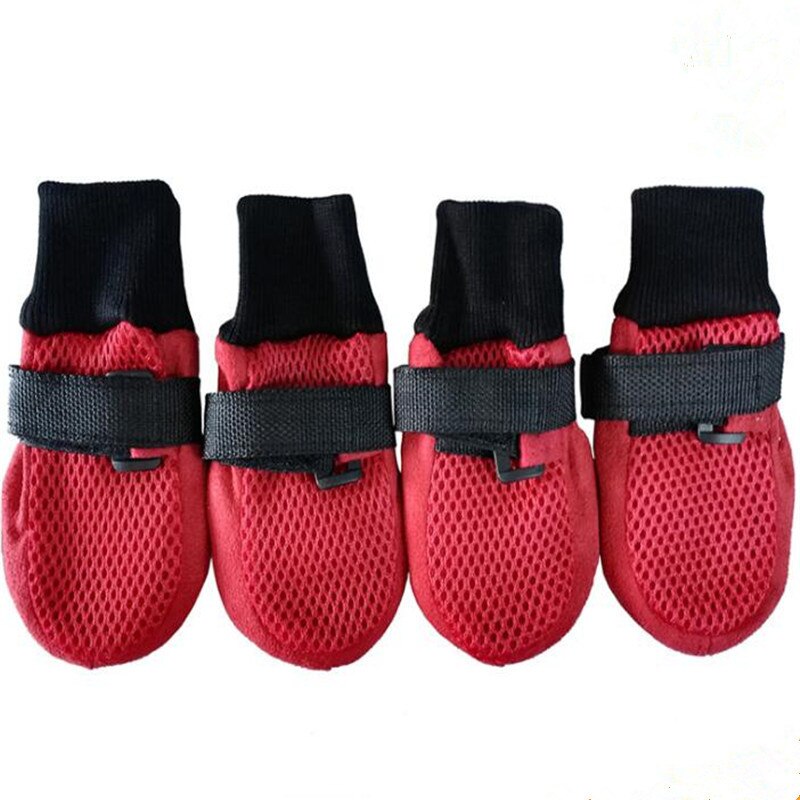 Breathable Big Dog Shoes Summer Large Pet Walking Boots Soft Net Sneakers For Bulldog Golden Retriever Husky(S/M/L/XL/XXL)