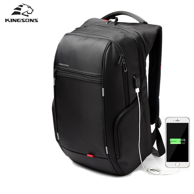 10% Off Best Selling Kingsons 13.3 15.6 17.3 inch Laptop Backpack Men Women Student Business Leisure Travel Backpack School Bag