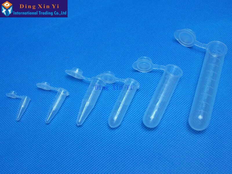 (1000 pieces/lot) 0.5ml Plastic centrifuge tube PP material Centrifugal tube with cover