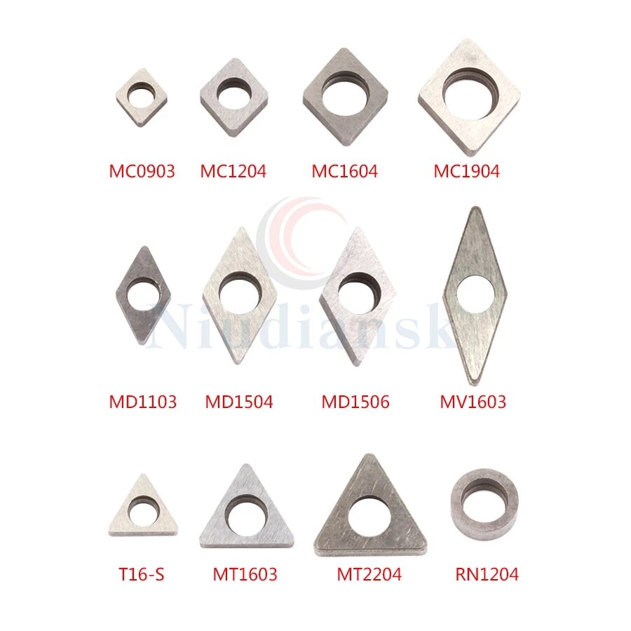 MC0903 MC1204 MC1604 1904 MD1103 MD1504 1506 MV1603 T16-S MT1603 MT2204 RN1204 Shim Draaibank Accessoires Carbide Mes Pad