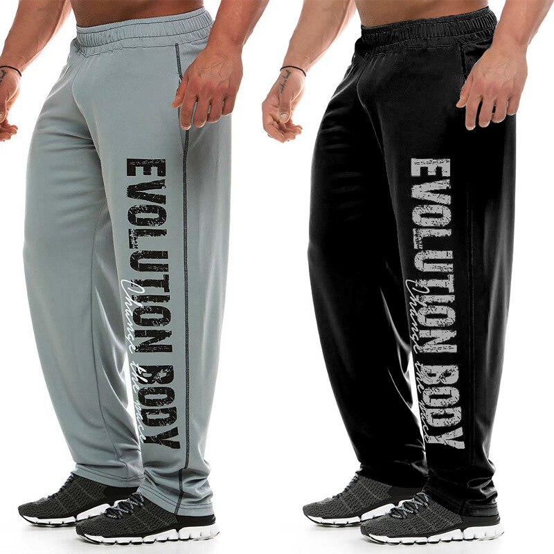 Joggingbroek Brief Print Joggers Mannen Training Running Jogging Broek Hip Hop Musclewear Sport Losse Atletische Broek-40