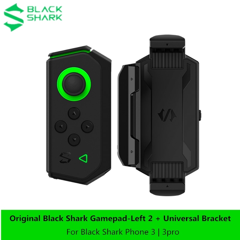 Original xiaomi black shark gamepad 2- venstre tilføj holder bærbar bluetooth spilcontroller til blackshark telefon 3 | 3 pro mi redmi