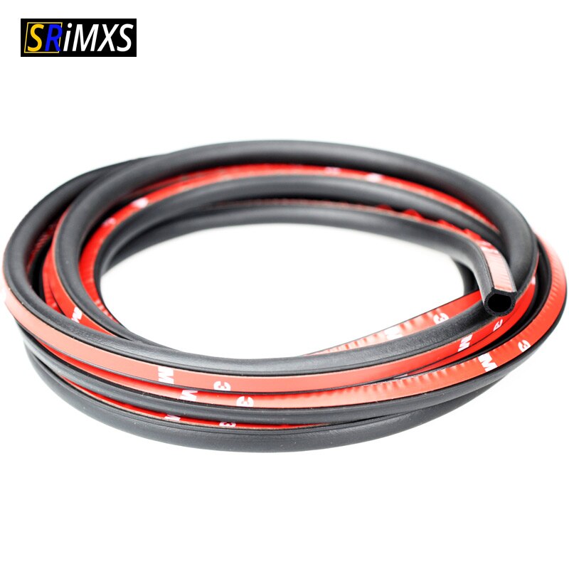 Kleine D Type Autodeur Strip Epdm Rubberen Afdichting Stickers Geluidsisolatie Anti-Dust Geluiddichte Auto Rubber Afdichting Voor auto