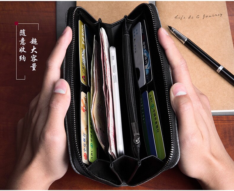 Xiaomi Fashionable men and women Clutch bag student long wallet casual oxford Simple college wallet