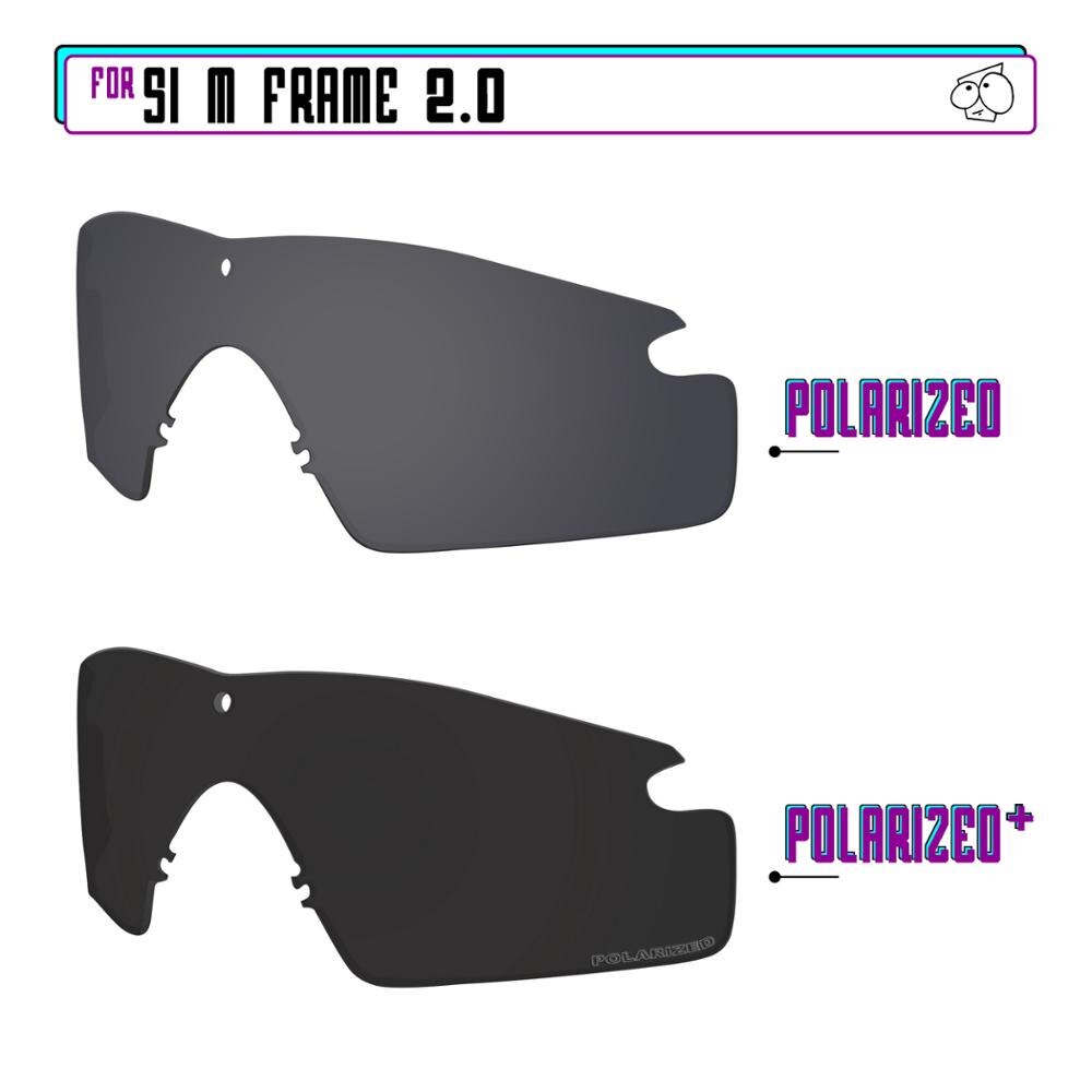 Ezreplace Gepolariseerde Vervanging Lenzen Voor-Oakley Si M Frame 2.0 Zonnebril-Blackp Plus-Blackirp: Default Title